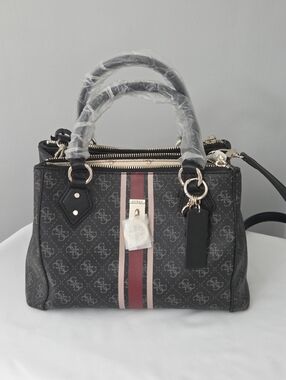 Guess Jensen Box Satchel Handbag